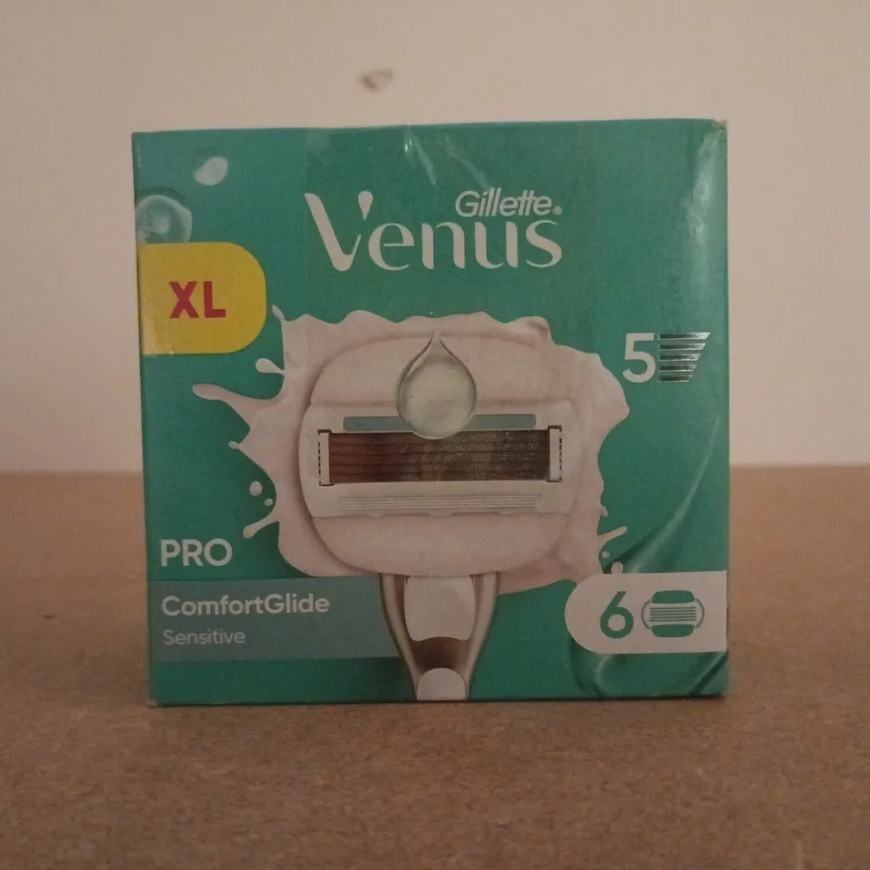 GILLETTE VENUS XL PRO COMFORT GLIDE SET OF 6 REPLACEMENT BLADES