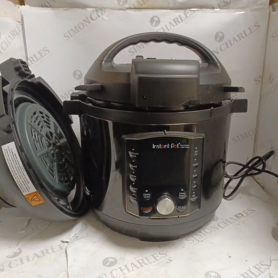 BOXED INSTANT POT PRO CRISP AIR FRYER 