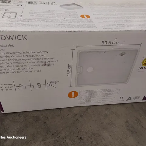 BOXED COOKE & LEWIS CHADWICK BELFAST CERAMIC SINK