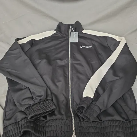 CERNUCCI CONTRAST PANEL TRACK JACKET SIZE M