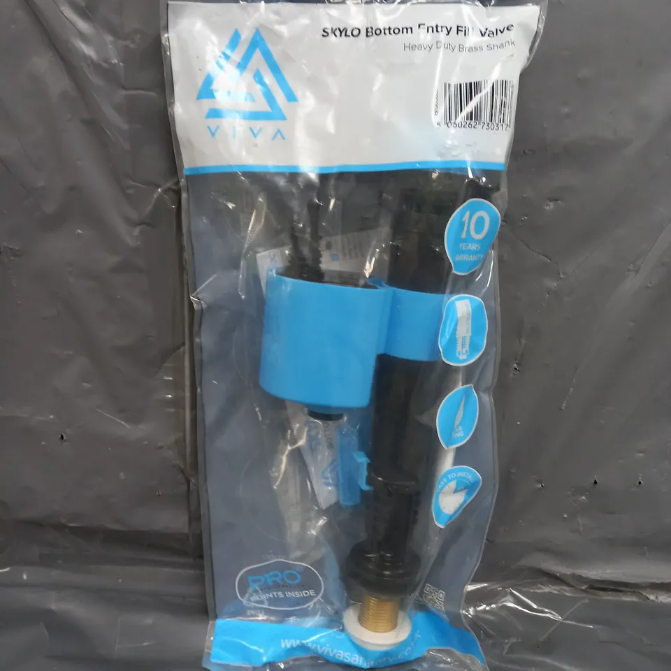 VIVA SKYLO BOTTOM ENTRY FILL VALVE (½" UK) BRASS THREAD 