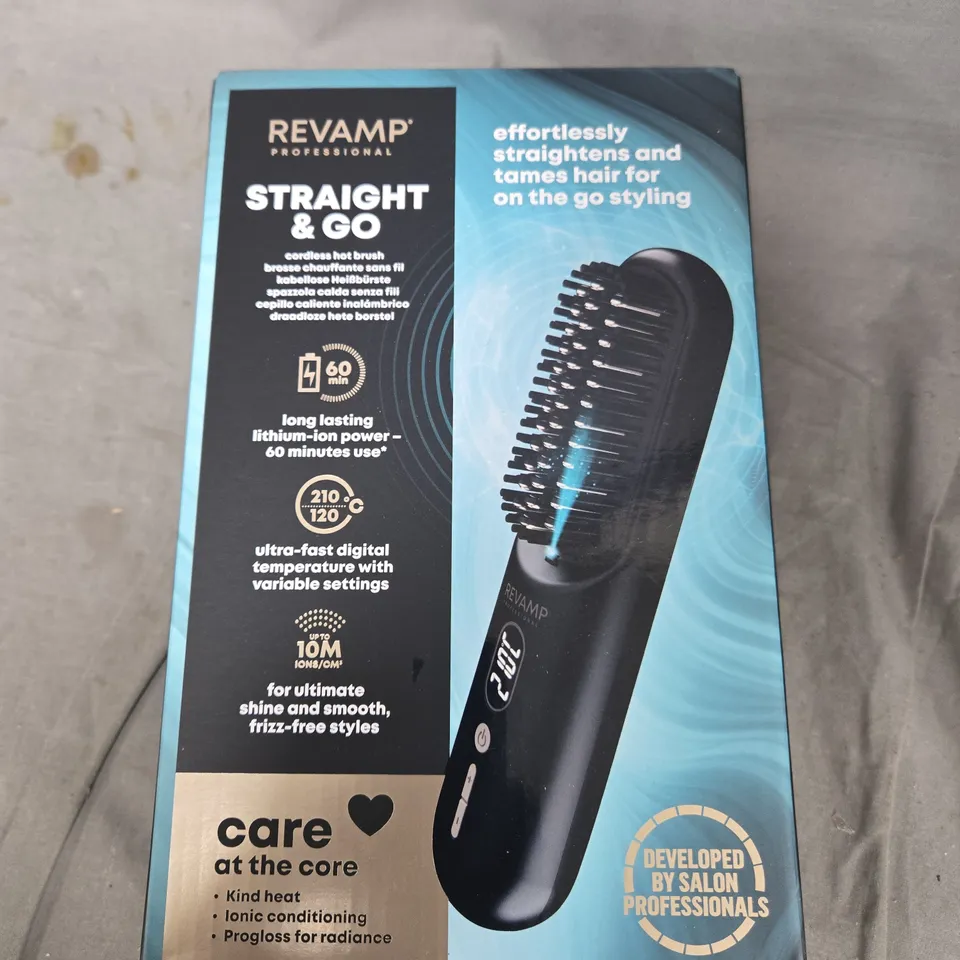 Revamp Professional Straight & Go Cordless Hair Brush (BR-1950-EU2)