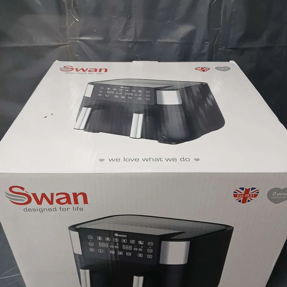 BOXED SWAN 7.6L DUAL AIR FRYER 