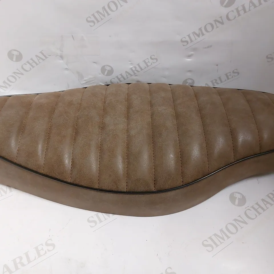 BROWN SUEDE EFFECT SEAT FOR MOTORCYCLE - MODEL UNKNOWN