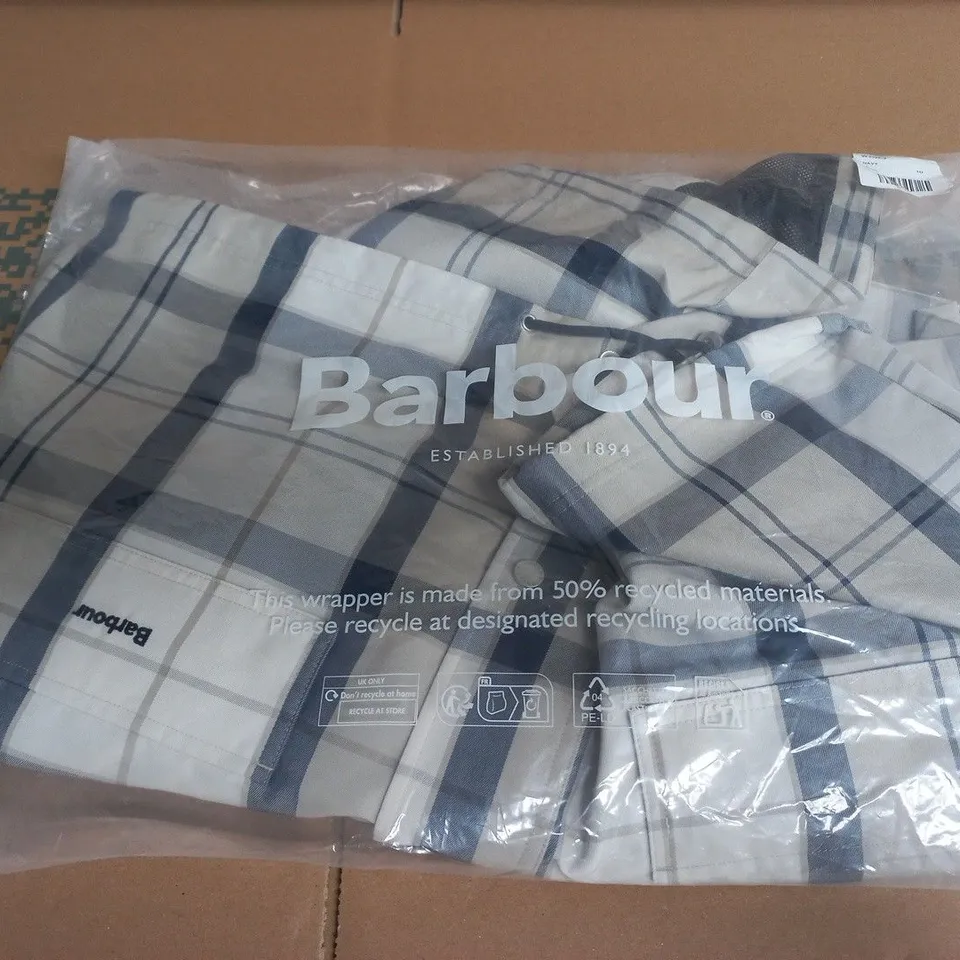 BARBOUR BALLINA CHECK JACKET SIZE 10