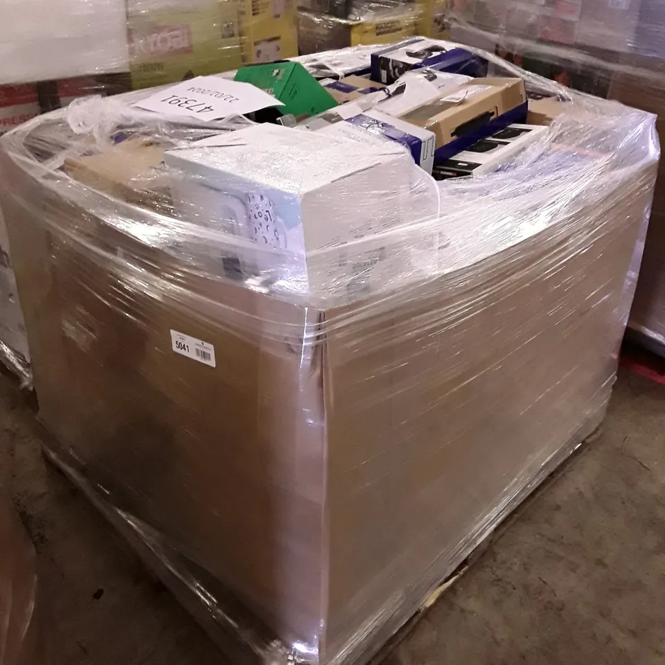 PALLET OF APPROXIMATELY ASSORTED HOUSEHOLD & ELECTRICAL ITEMS INCLUDING