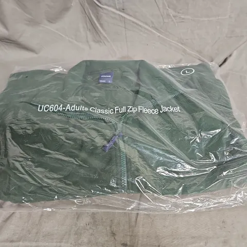BOX OF APPROX 8 PROUNEEK CLASSIC FULL ZIP FLEECE JACKET IN GREEN - VARIOUS SIZES