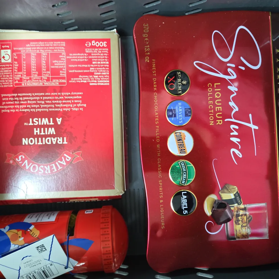 APPROXIMATELY 5 ASSORTED FOOD AND DRINK ITEMS TO INCLUDE COCONUT MILK, COFFEE BAGS, ETC