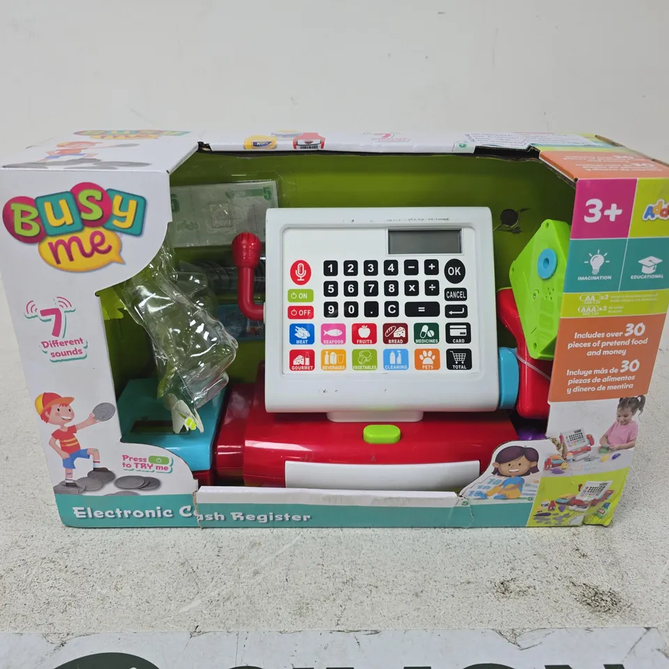 BUSY ME ELECTRONIC CASH REGISTER – KID'S TOY