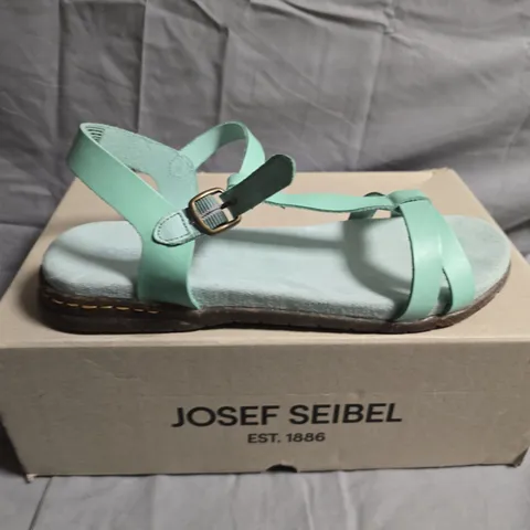 BOXED PAIR OF JOSEF SEIBEL FABRICA SANDALS - UK SIZE 39