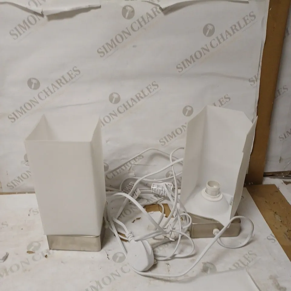 JOHN LEWIS MITCH TOUCH LAMP SET OF 2