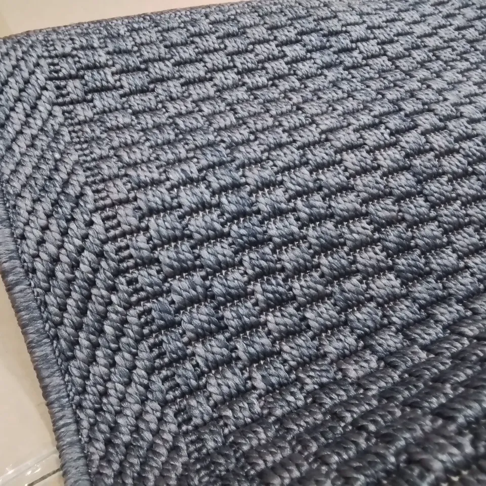 BRAND NEW TIMBER NAVY RUG - 200X280CM