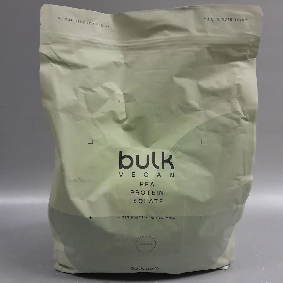 SEALED BULK VEGAN PEA PROTEIN ISOLATE - 2.5KG