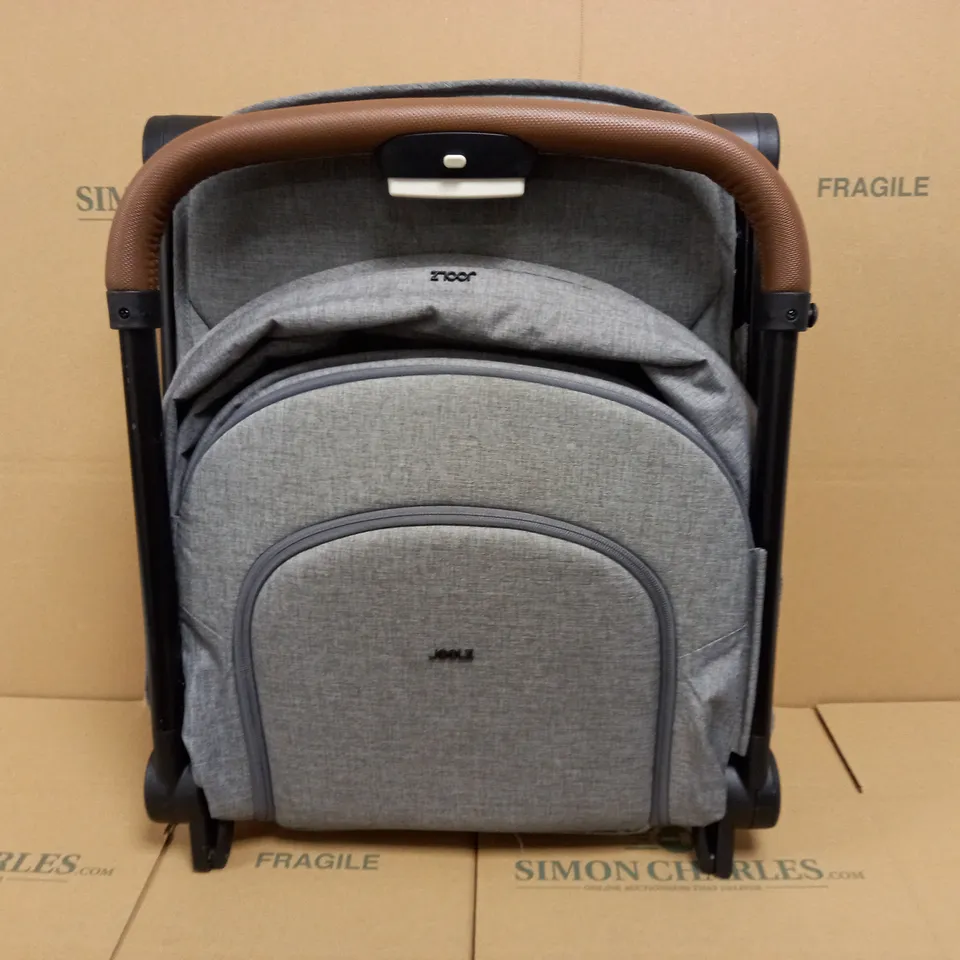 JOOLZ AER STROLLER - GREY WITH BROWN HANDLE