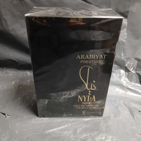 BOXED AND SEALED ARABIYAT PRESTIGE NYLA SUEDE EAU DE PARFUM 80ML