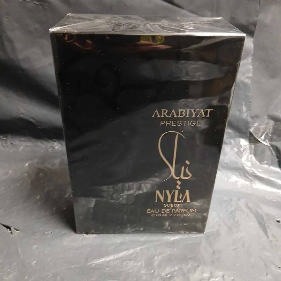 BOXED AND SEALED ARABIYAT PRESTIGE NYLA SUEDE EAU DE PARFUM 80ML