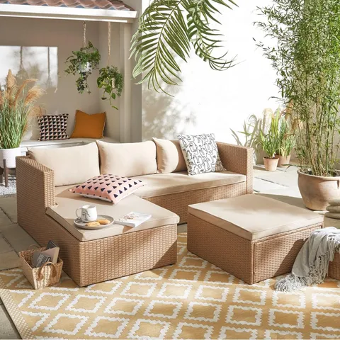 BOXED HAVANNA CORNER CHAISE