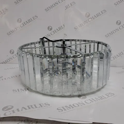 BOXED LAURA ASHLEY FERNHURST 3 LIGHT FLUSH 