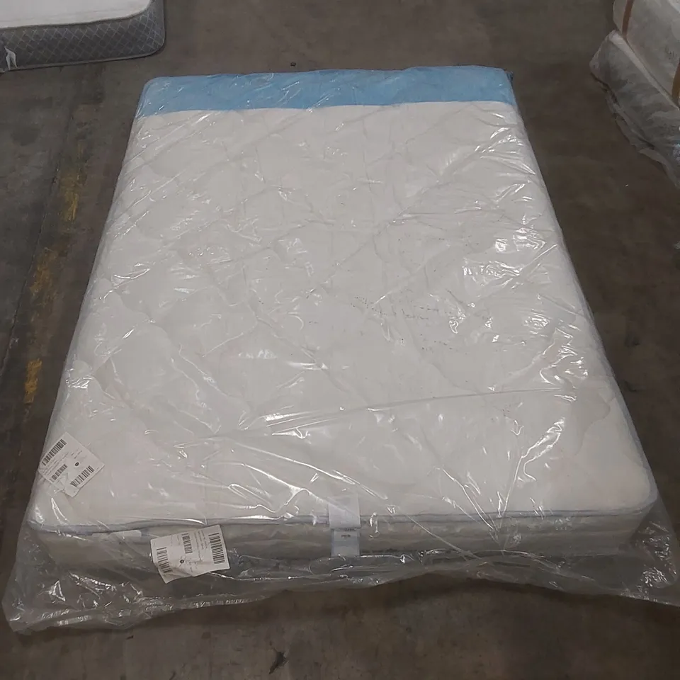 BAGGED DESIGNER DOUBLE 135cm AIRSPRUNG LUXURY QUILTED MEDIUM MATTRESS RRP £229