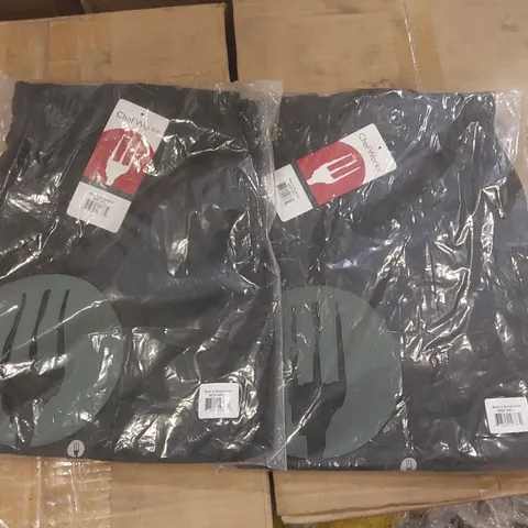 2x BRAND NEW BAGGED CHEFWORKS CATERING TROUSERS CLOTHING