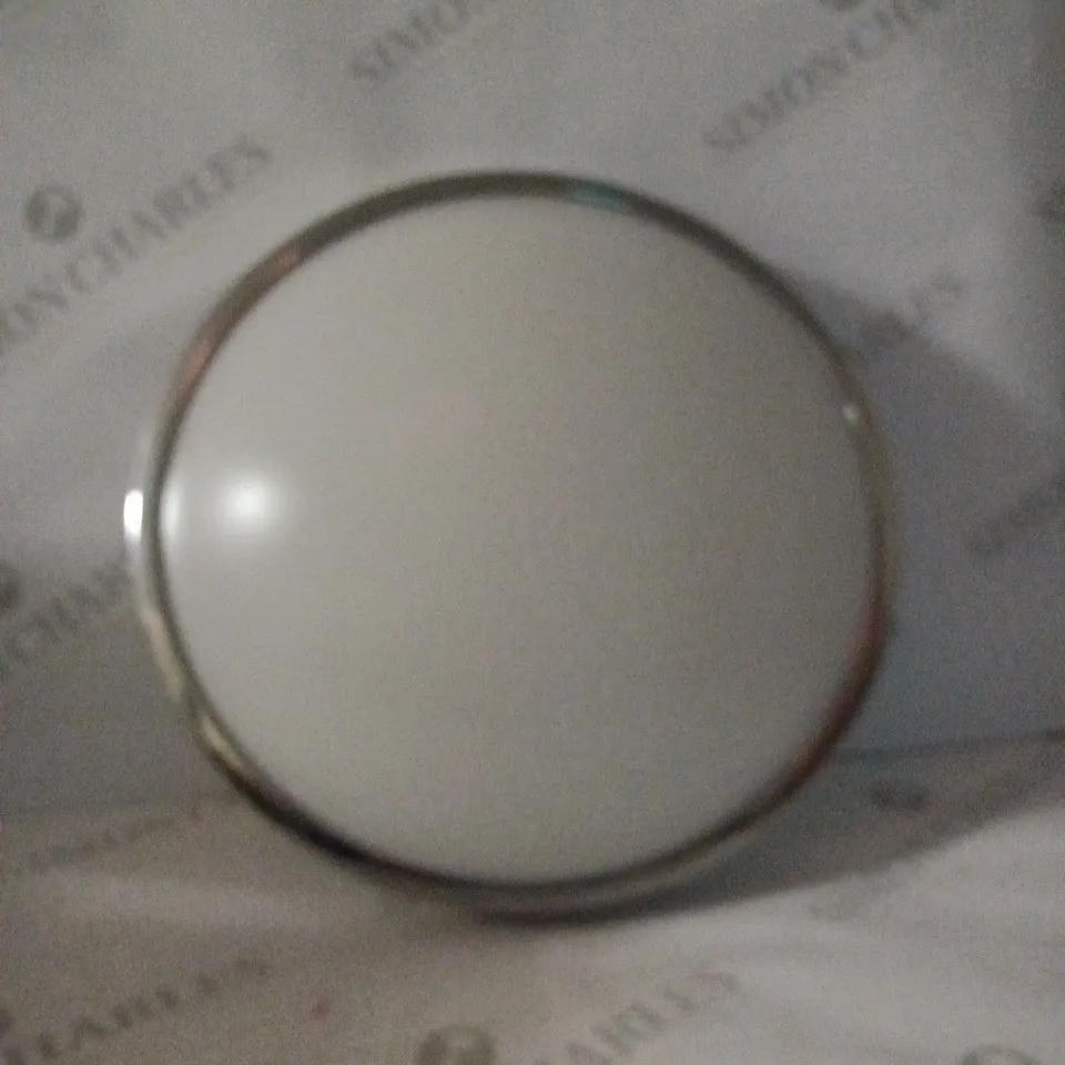 CIRCLE LIGHT WITH SILVER EDGE