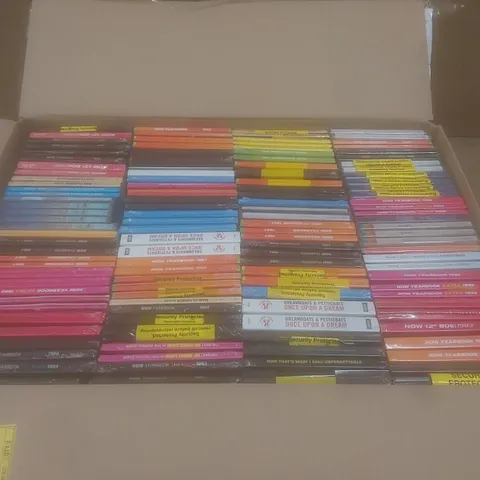 BOX OF APPROX 100 BRAND NEW MUSIC CDS TO INCLUDE;