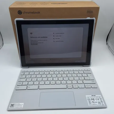 LOT OF 3 BOXED ASUS CHROMEBOOK TABLETS WITH DETACHABLE KEYBOARDS 