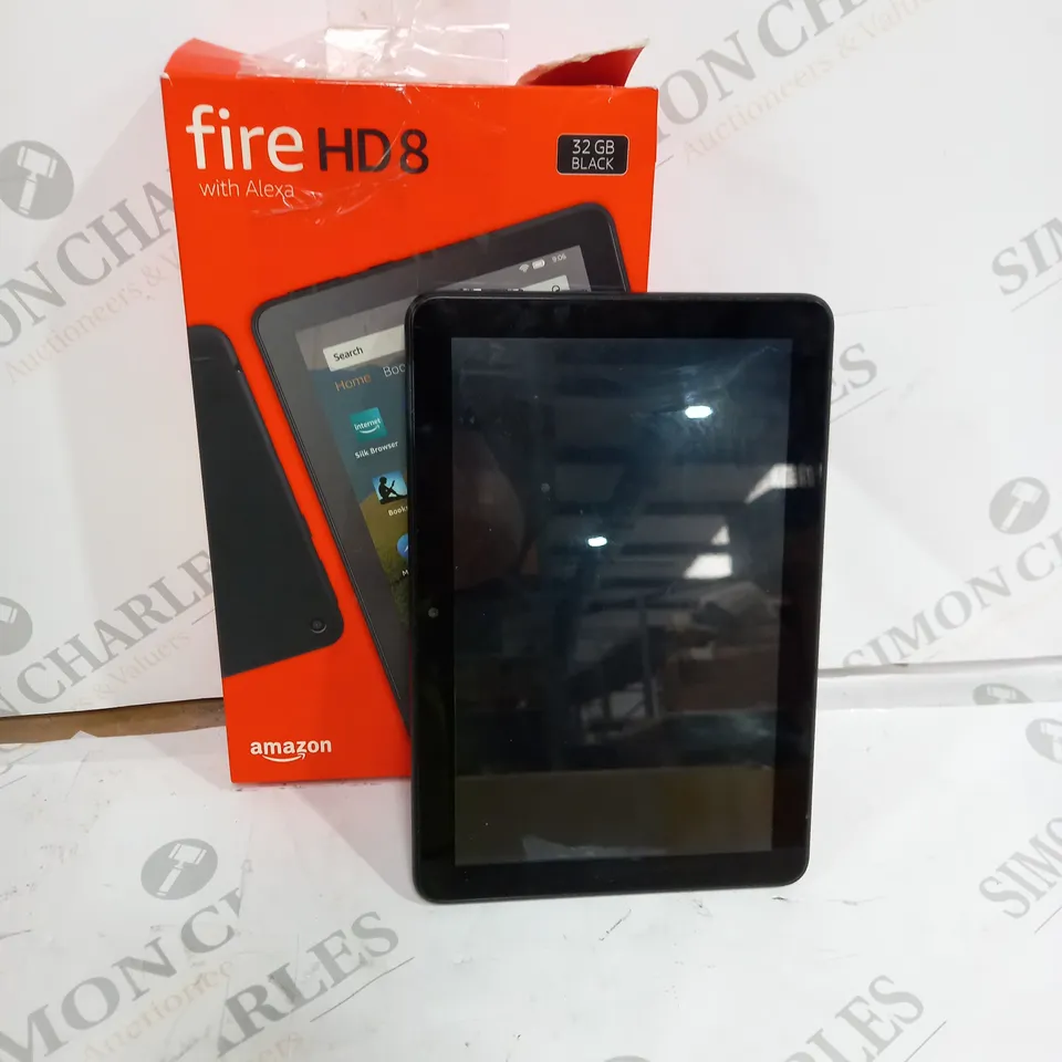 AMAZON FIRE HD8 WITH ALEXA - 32GB BLACK