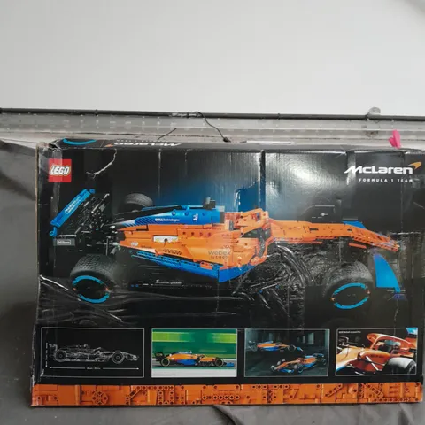 BOXED LEGO TECHNIC MCLAREN FORMULA 1 RACE CAR 2022 (42141)