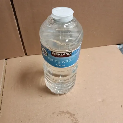 APPROXIMATELY 12 KIRKLAND SPRING WATER 500ML BOTTLES 