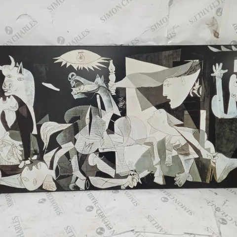 BOXED HOUSE ADDITIONS 'GUERNICA' BY PICASSO GRAPHIC ART PLAQUE