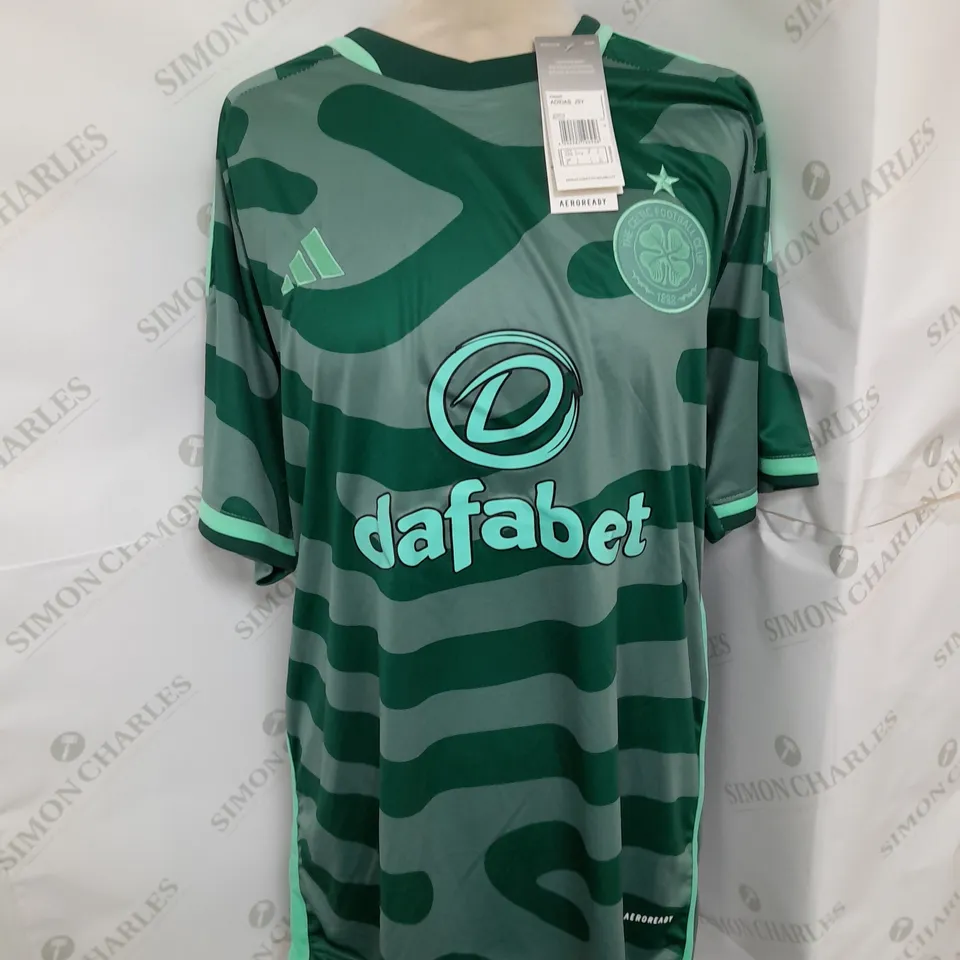 ADIDAS JERSEY IN GREEN SIZE L