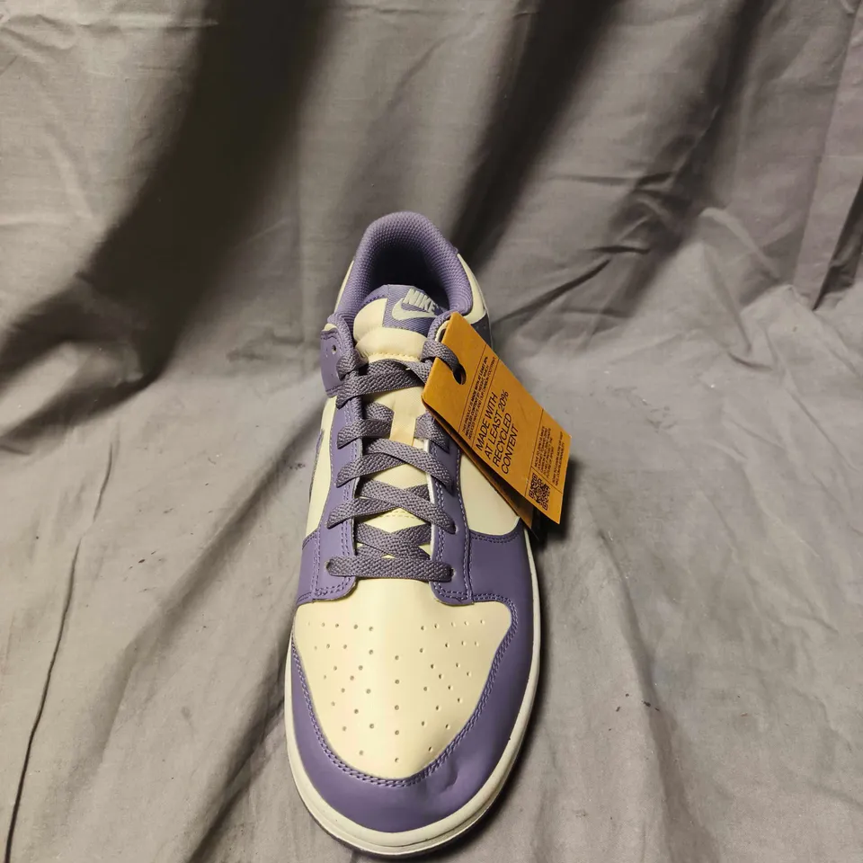 NIKE DUNK LOW SNEAKERS – PURPLE & CREAM- size 9.5