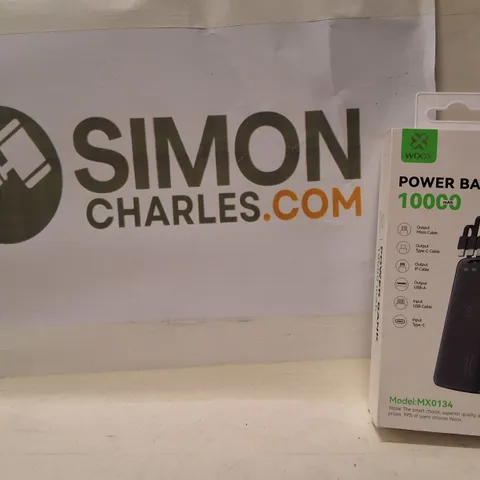 WOOX POWER BANK 10000MAH – MX0134 (BLACK)