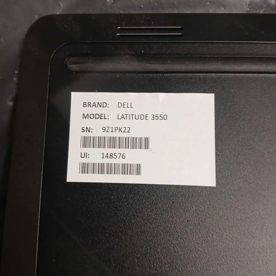 DELL LATITUDE 3550 LAPTOP - BLACK