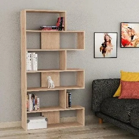 BRAND NEW BOXED MOLLY BOOKCASE NO.2 - OAK