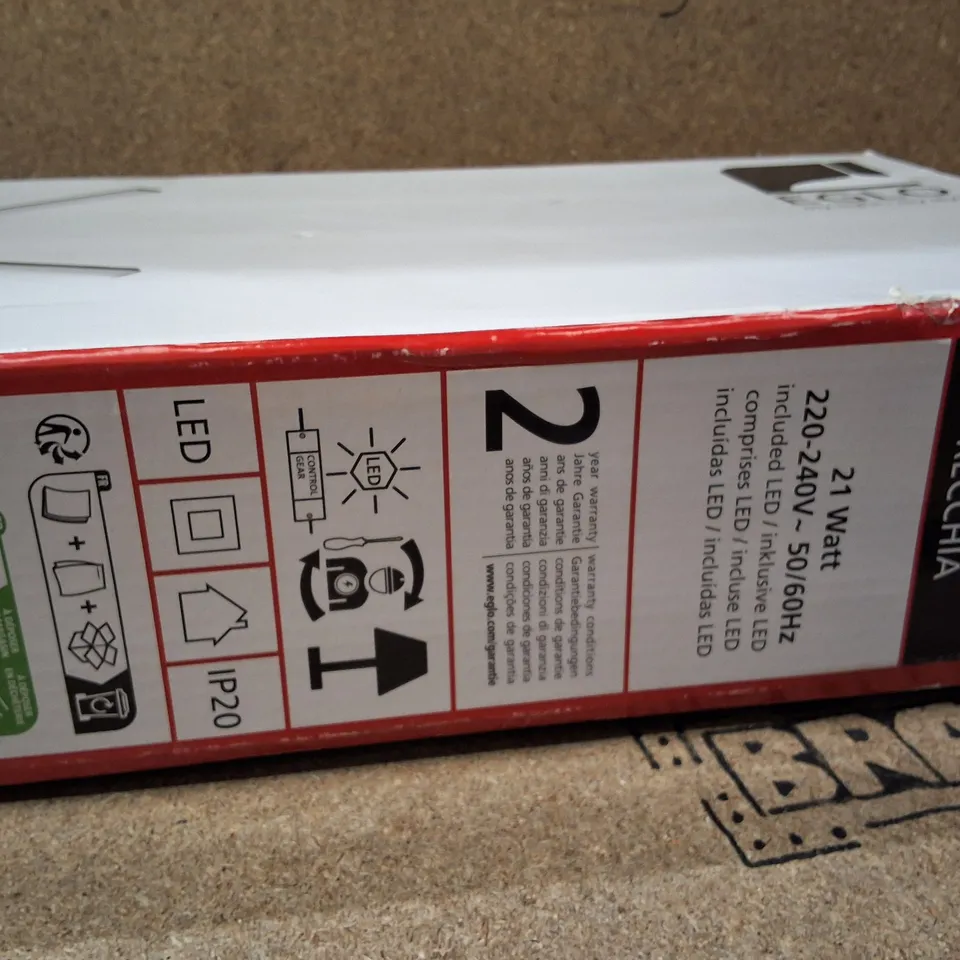 BOXED EGLO LED CEILING LIGHT – CROSS-BAR FIXTURE (75824) – 220-240V, 4000K