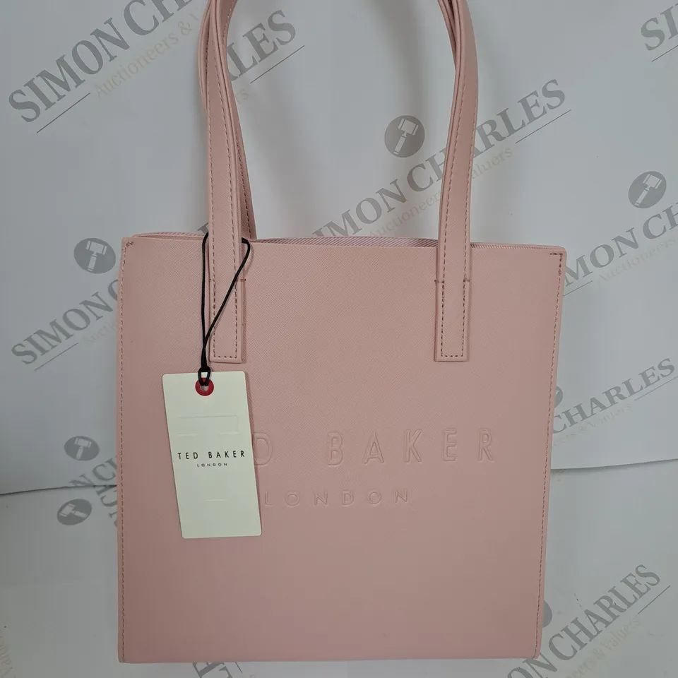 PINK CROSSHATCH ICON BAG