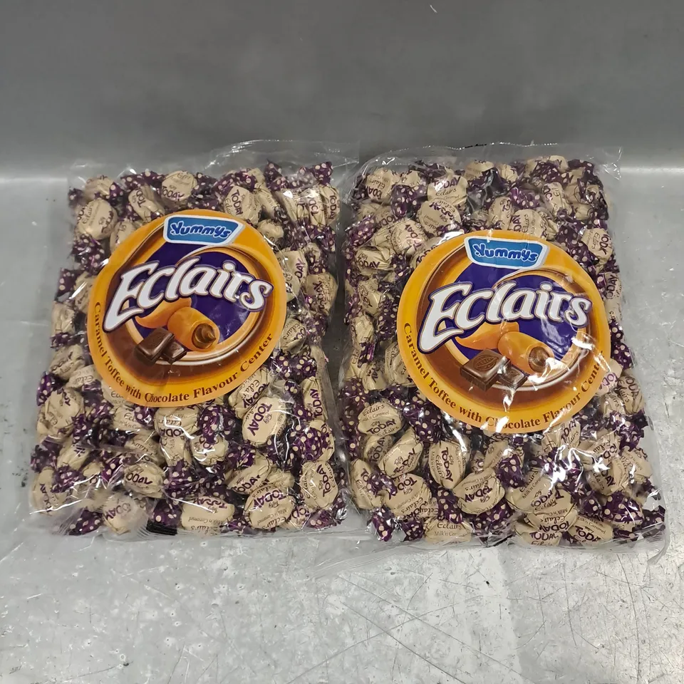 2 X YUMMYS ECLAIRS SWEETS - 2 X 1KG