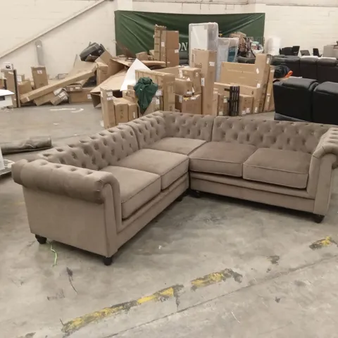 HAMPTON CHESTERFIELD CORNER SOFA, CLASSIC VELVET