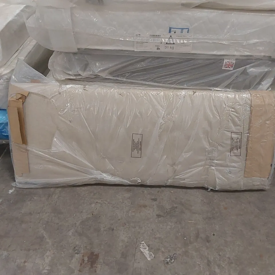 QUALITY BAGGED 150cm FABRIC UPHOLSTERED HEADBOARD