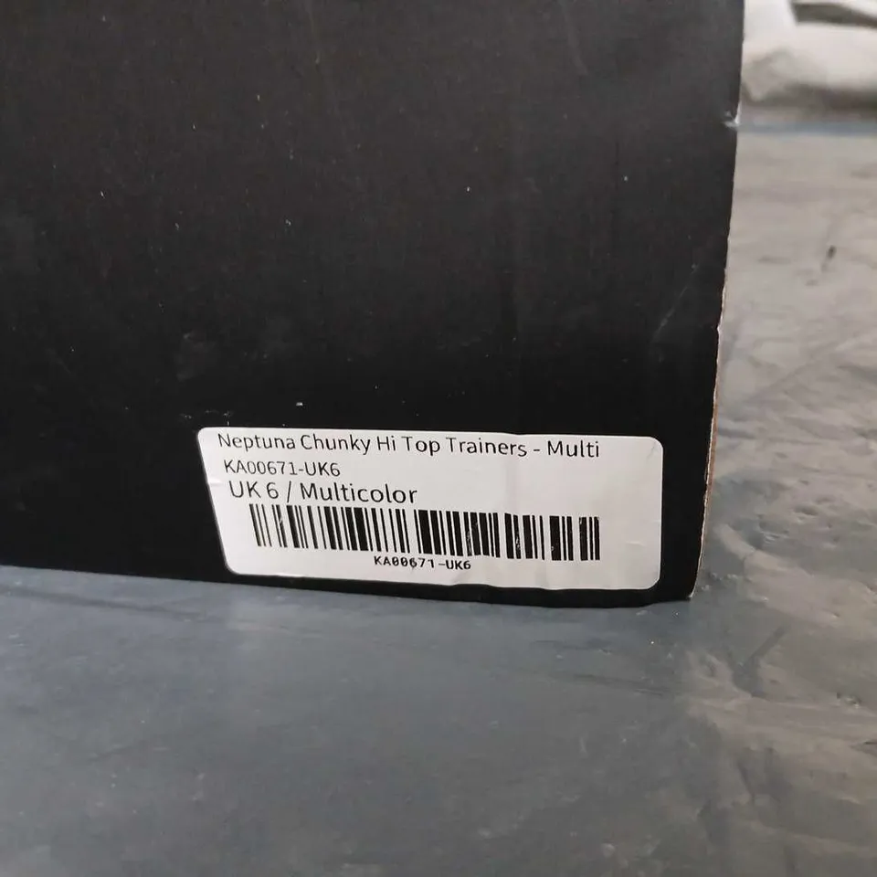 MONSTER HIGH X KOI NEPTUNA CHUNKY HI-TOP TRAINERS – MULTICOLOUR, UK 6 