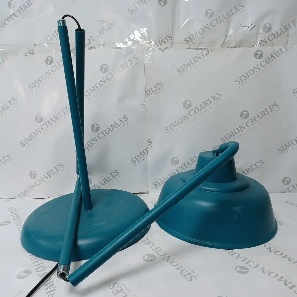 HABITAT COLLAPSIBLE LAMP BLUE FL-00327 - COLLECTION ONLY