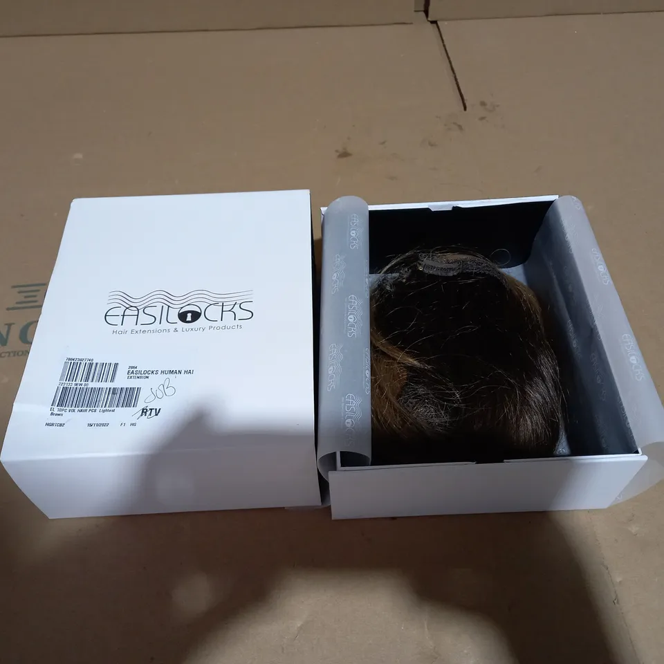 EASILOCKS HAIR EXTENTIONS LIGHTEST BROWN