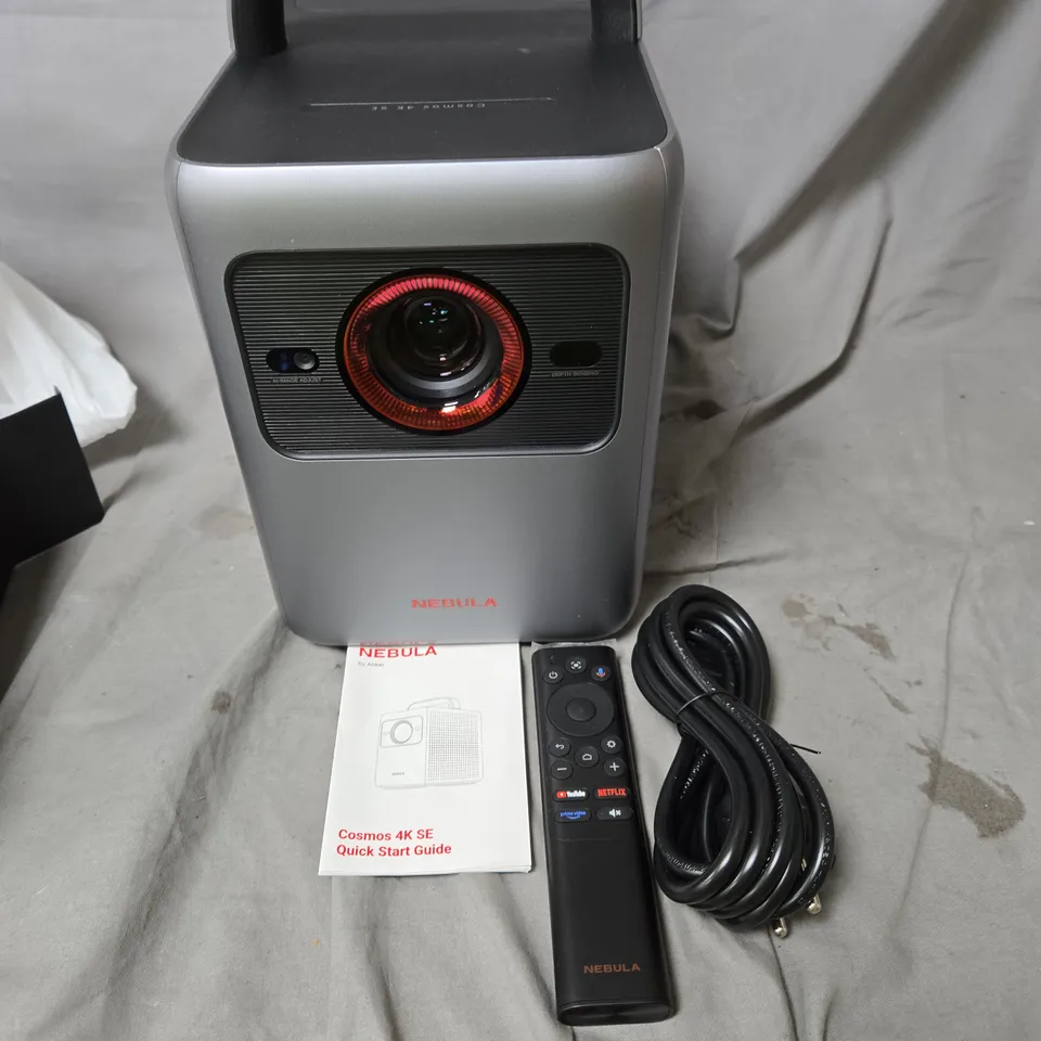 ANKER NEBULA COSMOS LASER 4K HOME CINEMA PROJECTOR, GOOGLE TV