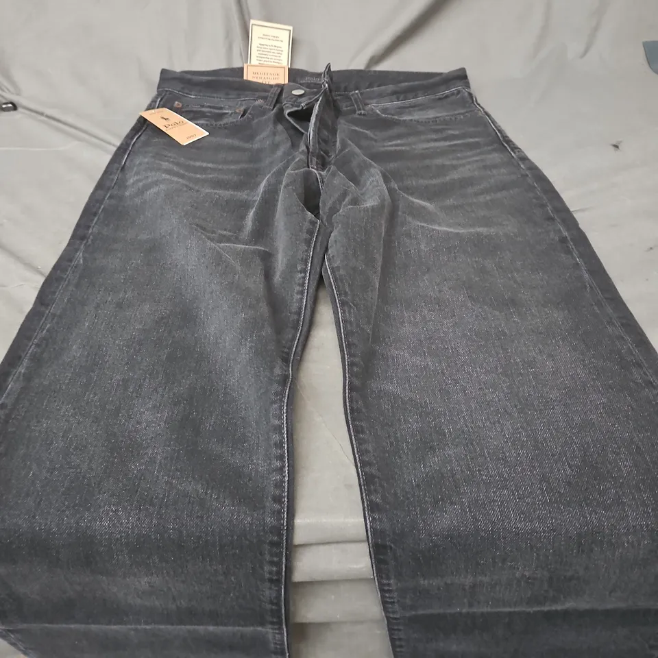POLO RALPH LAUREN JEANS – MEN’S DARK DENIM, UK 33 (33X32)