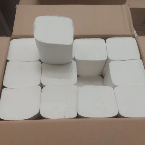 BOX CONTAINING 36 BULK PACK 2 PLY TISSUE PAPER