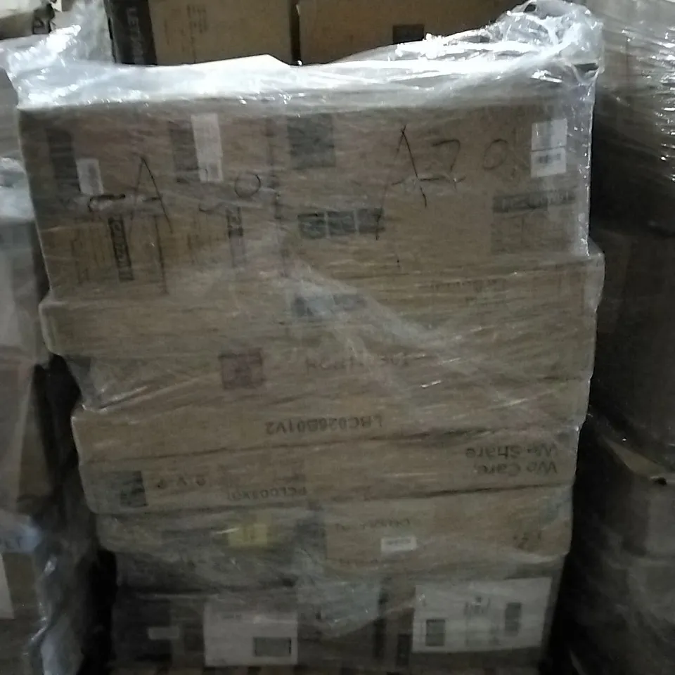 PALLET OF HOUSEHOLD ITEMS TO INCLUDE BAR STOOL, CAT TREE, CAT SCRATCHING POST AND OTHER ASSORTED ITEMS...