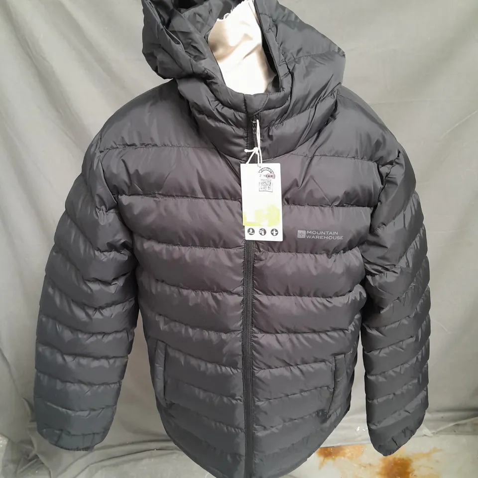 MOUNTAIN WAREHOUSE SEASONS 2 PADDED JACKET IN BLACK SIZE M