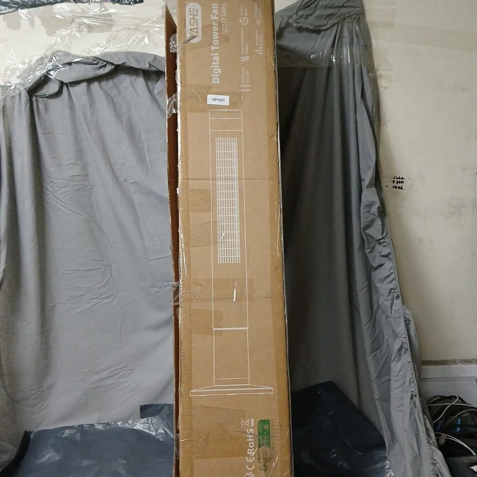 YASHE DIGITAL TOWER FAN – BOXED